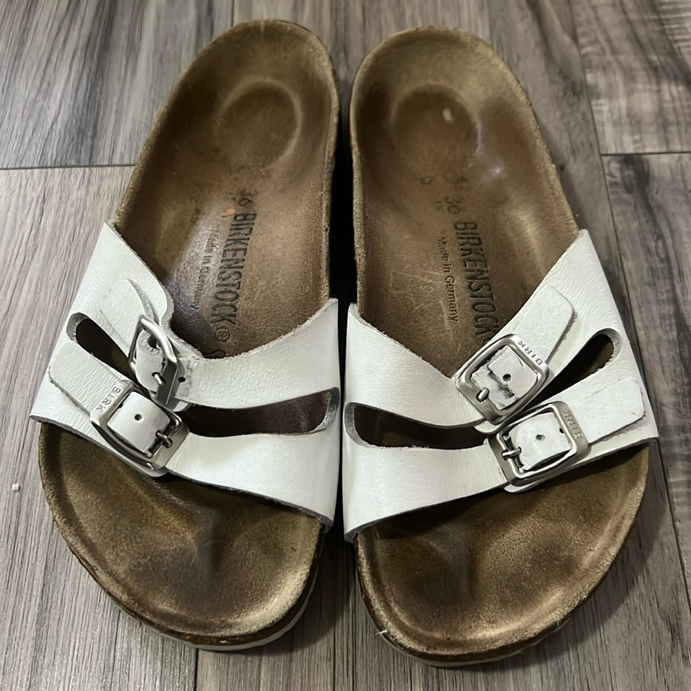 Double Leather Strap Birkenstock sandals